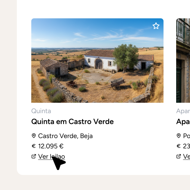 Ver os leilões disponíveis